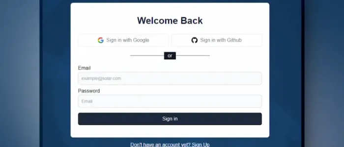 visual representation of the Solar Dashboard project