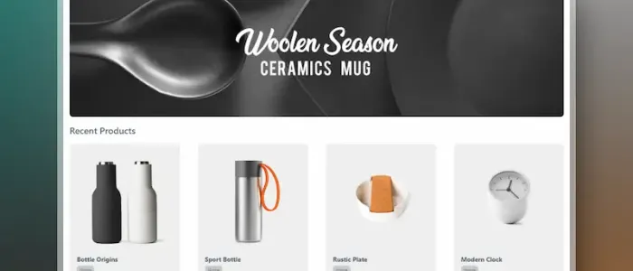 visual representation of the VueShop project